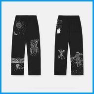 ✟ § ◳ 2024 New Kyrie Irving Ink Printed Training Basketball Cotton SweatPants American Casual Loose