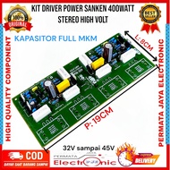 Kit Driver Power Amplifier Sanken 400Watt Stereo High Volt