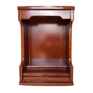 SgSELLER Solid Wood Buddha Niche Altar Buddha Shrine Household Buddha Statue Enshrine-Piece Buddha S