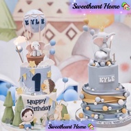 Ready Stock- Cute Dumbo Elephant Happy Birthday Cake Decoration Topper 小飞象可爱蛋糕装饰