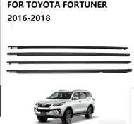 1SET 4DOOR for Toyota FORTUNER 2016 2017 2018 Car Outside Window Moulding Weatherstrip Seal Belt Wea