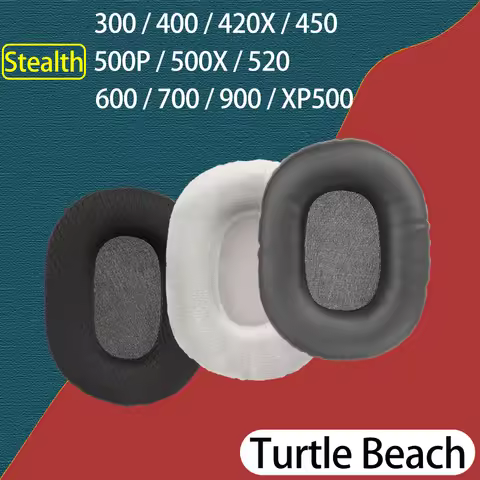 Stealth 300 400 420X 450 Earpads for Turtle Beach Headphones 500P 500X 520 Ear Cushions Replacement 