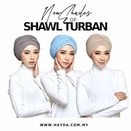 [ORIGINAL] HAYDA SCARF - Shawl Turban INSTANT SHAWL with inner bungkus