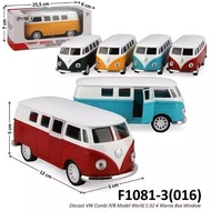 FAMILY TOYS DIE CAST VW COMBI 1:32 CAN OPEN CAR DOORS DIE CAST IRON BUS OPEN DOORS BUS BAS IRON BUS 