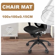 PVC Transparent Chair Mat Wood Floor Protection Waterproof Mat Computer Chair Mat Nonslip Protector