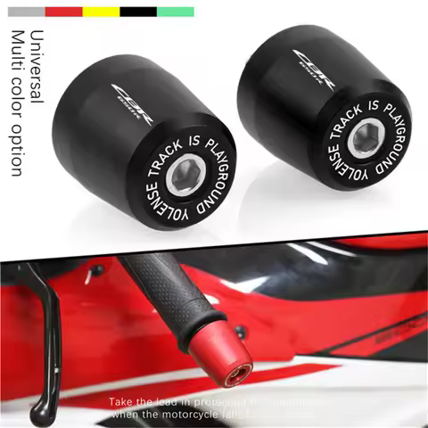 For HONDA CB650F CB650R CBR650F CBR650R Motorcycle Handle Bar End Handlebar Grips ends Cap Plug Slid