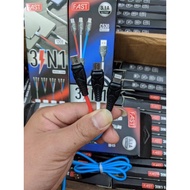 3-head Phone Charger Cord