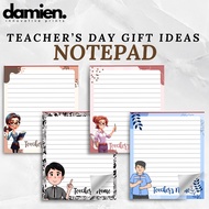 NOTEPADS | Personalize| Teacher's Day Gift Ideas |