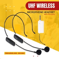 Jm Arael Uhf Wireless Microphone Headset Mini Portable Tour Guide -