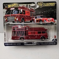 HOTWHEELS PREMIUM TEAM TRANSPORT FERRARI 250 GTO & FIAT 642 RN2 BOTOLETIOriginal