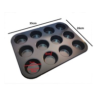 12-cake cupcake mold