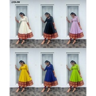 LVD-390~S TO 3XL~Beautiful Fox Georgette Gown With Dupatta