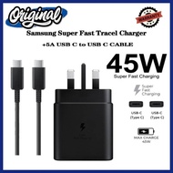 Samsung Galaxy S24 S23 S22 S21 Ultra A56 A55 A80 A91 A73 45W USB-C Charger Support Super FastCharge 
