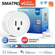 SMATRUL WiFi Smart Plug 20A 16A Tuya US Socket Wireless Outlet for Alexa Google Home Easter Sale
