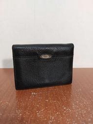 義大利製 Salvatore Ferragamo 真皮 金屬 logo 古著 名片夾 卡夾