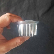 50pcs Mika Cup Puding 25ml 35ml 60ml 70ml 90ml 100ml TONA / Cup Jelly / Sauce Cup / Cup sambal / Mik