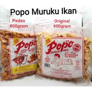 800g/900g POPO Muruku Ikan Snack / POPO Fish Muruku or Spicy Flavour