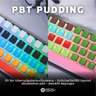 Keycaps Pudding 108 PBT for Mechanical Keyboard