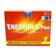 [NEW PACKAGING] Enervon C-Plus 32 tablets (Vitamin C + B complex)