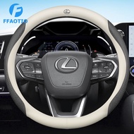 FFAOTIO Leather Car Steering Wheel Cover Universal Car Interior Accessories For Lexus IS250 ES250 UX ES GS300 IS200T ES300H NX RX350 NX300 RX300 IS300 IS