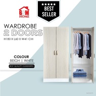 2 Door Wardrobe Almari Pakaian 2 Pintu Almari Baju Almari Murah Ikea Kabinet Baju Cabinet Cupboard F