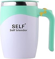 Mengshen Automatic Stirring Mug USB Rechargeable Impeller Version 304 Stainless Steel Mug No need to