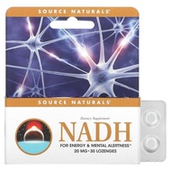 U.S. Imported Source Naturals Source Naturals NADH Help Energy Supplement Fast Under Tongue Lozenges