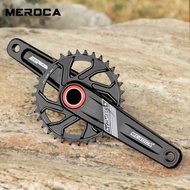 Mountain Bike Crank Hollow Integrated Crankset CNC Direct Crankset Crank 32 Teeth 34 36 38T