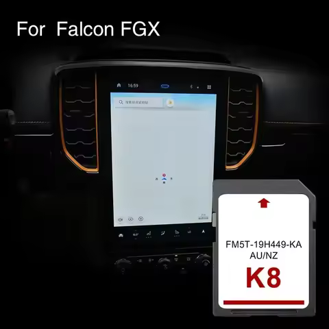 Fit for Ford Falcon FGX Naving Map Car Navigation System SD Card Cover Austrial New Zealand 2022