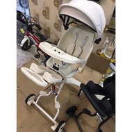 Xe Đẩy trẻ em đảo chiều M8 / M9 cao cấp có gấp gọn - Tặng đệm và mái che