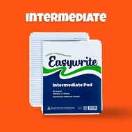 Intermediate 80 Leaves Easywrite Whole Pad Paper Grade High School Supplies 1/2 Crosswise Lengthwise