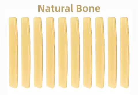 10x Bone Guitar Saddle for YAMAHA FG Style Acoustic 75x3x9.7mm Unbleached Luthier