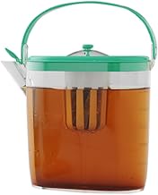 Ernest A-76809 Cold Water Bottle, Pitcher, Heat Resistant, Tea Strainer, Just Tilt to Pour (Lacota),