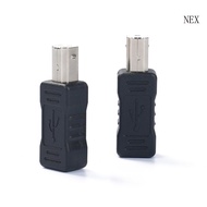 NEX Type C Mini5P Micro5P to USB B Adapter for Fax Machines and Synthesizers