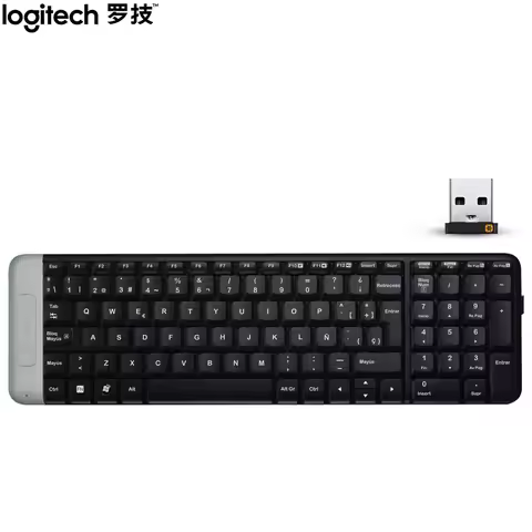 Original Logitech K230 Wireless Keyboard Standard Ergonomic Keyboard With wireless 2.4G receiver For