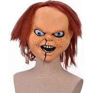 Halloween Supplies: Halloween Fancy Dress Mask Props Costume Scary Spooky Full Latex Chucky Horror W