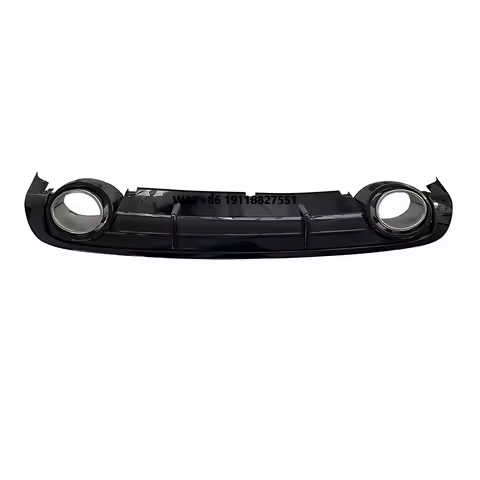 Carbon Fiber rs6 Rear Diffuser Exhaust Tips Body Kit ForA6 C6 Car Rear Lip car bumpers 2005-2012year