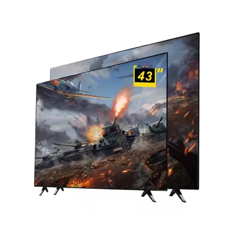 A Customized Hot sale Wholesale Cheap 43 Inch Drop-resistant TV 4k 2k LED Flat Screen Android Smart