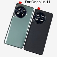 New Back Glass Battery Cover For Oneplus 11 Rear Battery Door Housing Case With Camera Frame Repair Replace For Oneplus 11