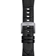 TISSOT OFFICIAL BLACK PRX 42MM LEATHER STRAP (T852049415)