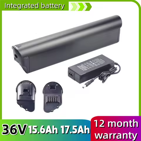 36V 15.6Ah 17.5Ah Removable Battery Replacement Hidden Battery for 250W 350W Touroll J1 & J1 ST Ebik