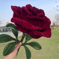 [HỎA TỐC] Hoa Hồng Khổng Lồ 50CM Bằng Kẽm Nhung NHIỀU MÀU Làm Quà Tặng Ý Nghĩa