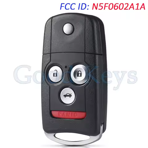 KEYECU N5F0602A1A Remote Key Fob for Acura MDX RDX 2007 2008 2009 2010 2011 2012 313.8MHz ID46 Chip