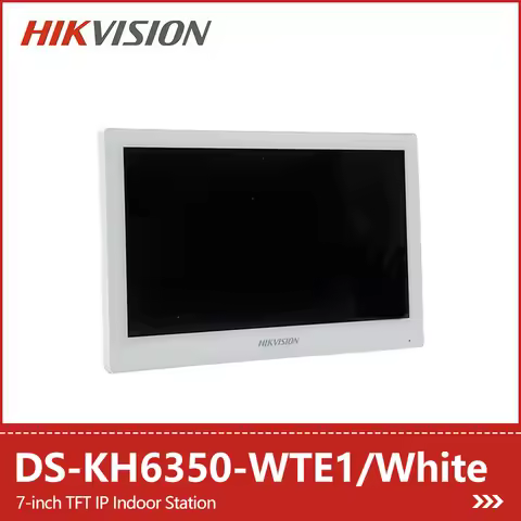 Hikvision 7 inch Wifi IP Indoor Station APP View Voice Message Elevator Control Smart Home Video Int