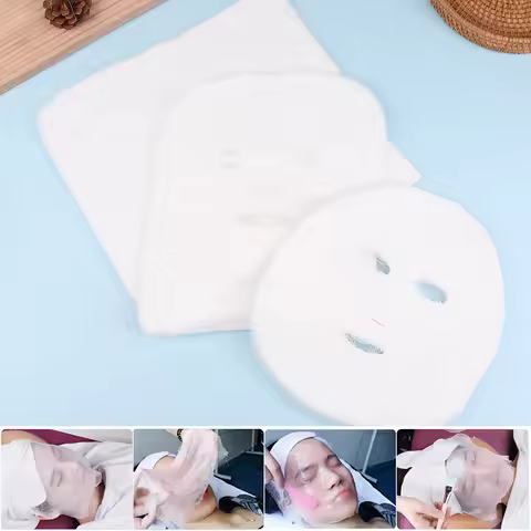 50/100Pcs Pure Cotton Soft Beauty Salon Apply Soft Mask Beauty Gauze Block Disposable Mask Special F