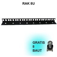 8U Audio Rack List Hardcase Box