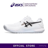 ASICSGEL-Res9 Professional Tennis Shoes Low-Top Men Women Black White (k8o)