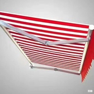 Bekalan langsung awning boleh laras untuk kedai luar, awning boleh laras aloi aluminium, pelindung m