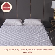 ∈❈Mattress Protector Single / Queen &amp; King bedspreads mattress sets protective cover(Washable) Mattress Protector X#6