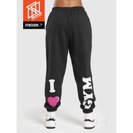 GYMSHARK Men's and Women's Leisure Sports Fitness Pants Long Pants Loose and Moisture Absorbing
